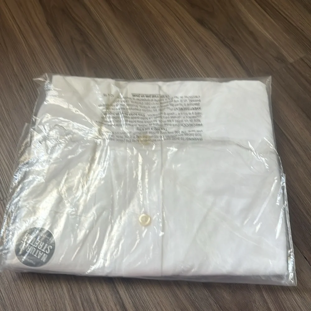 Izod Premium Stretch Button Down Dress Shirt White - Picture 3 of 3